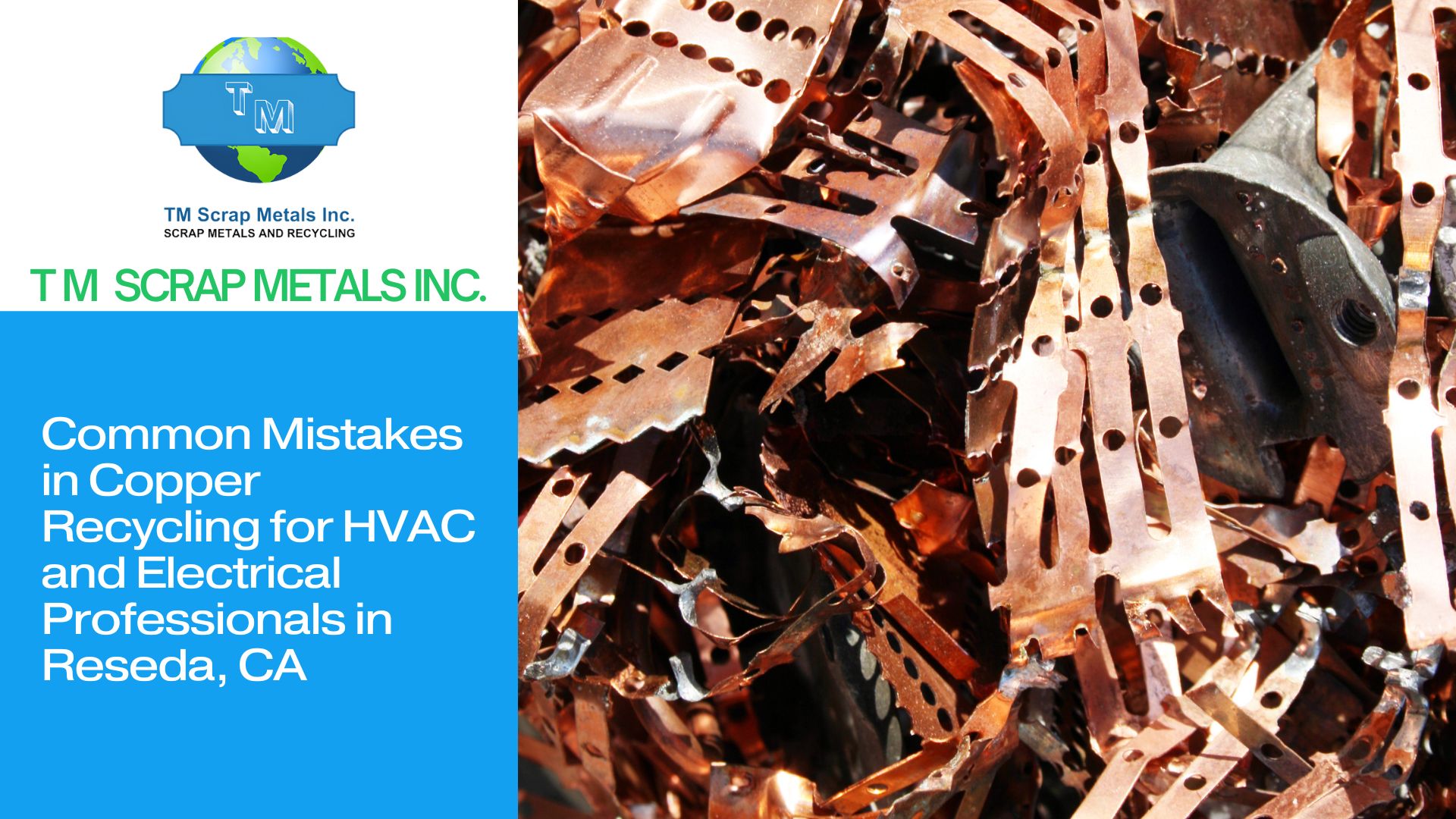 Copper Recycling near Reseda TM Scrap Metal