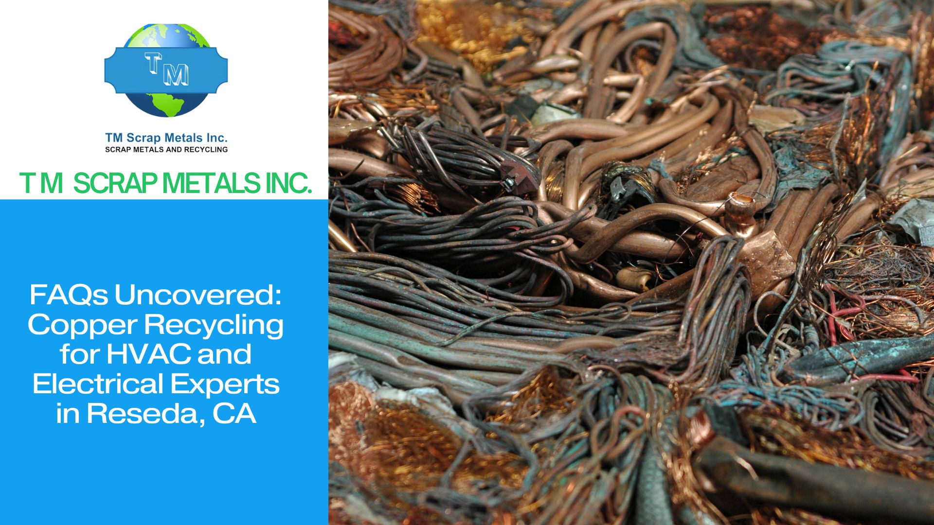 Copper Recycling near Reseda TM Scrap Metal