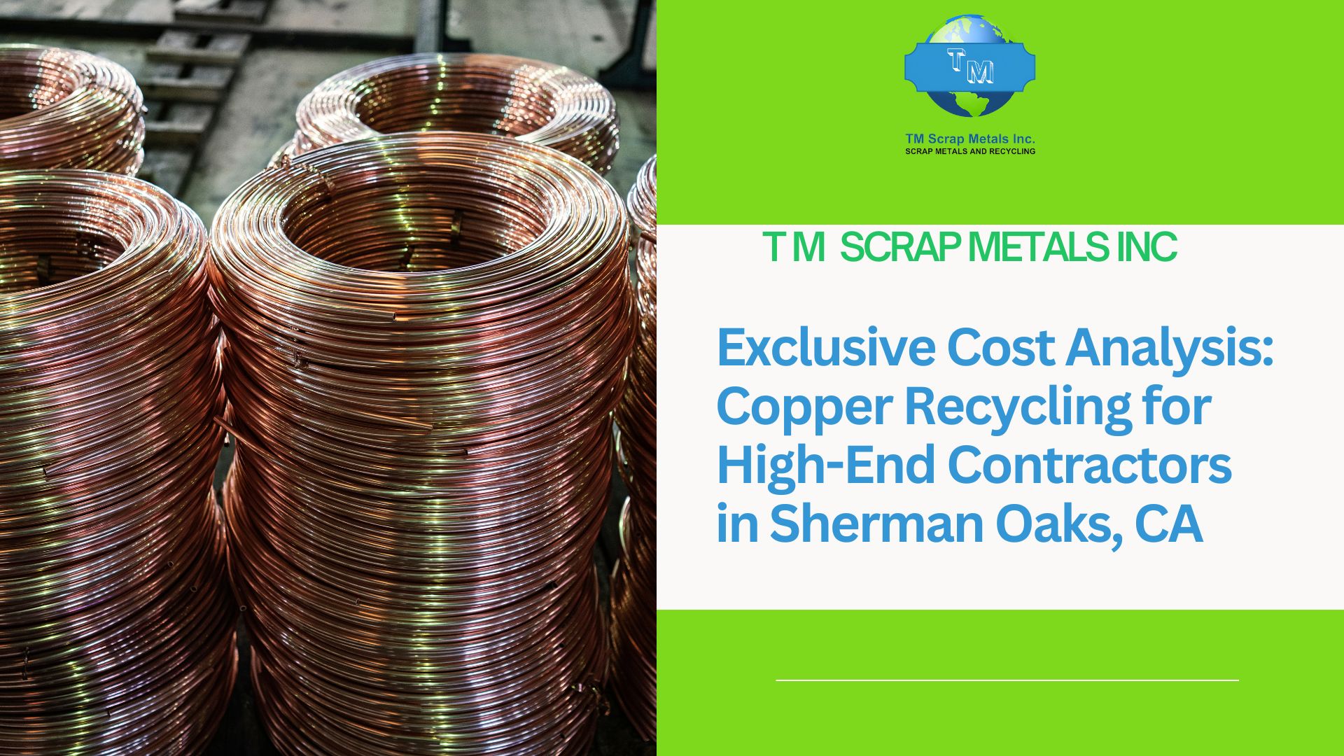 Copper Recycling near Sherman Oaks TM Scrap Metal