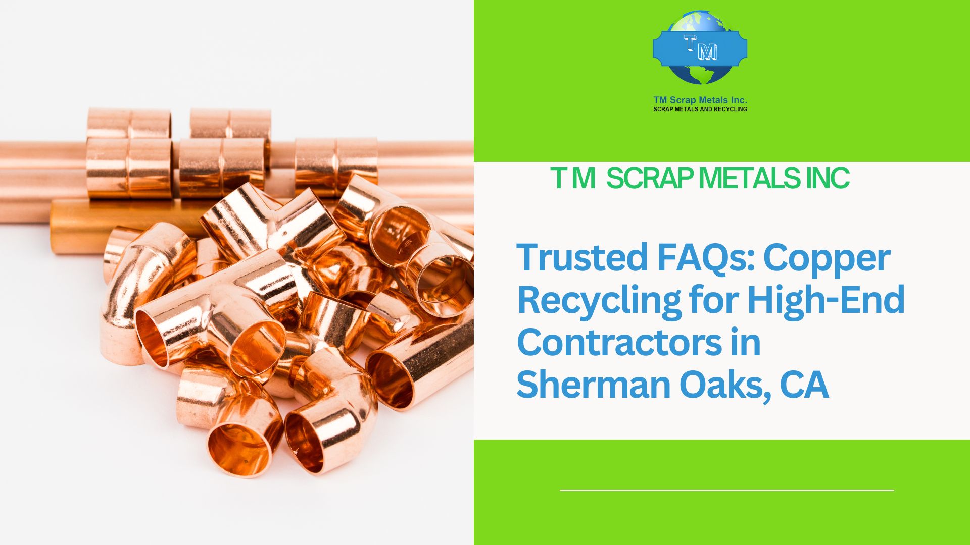 Copper Recycling near Sherman Oaks TM Scrap Metal