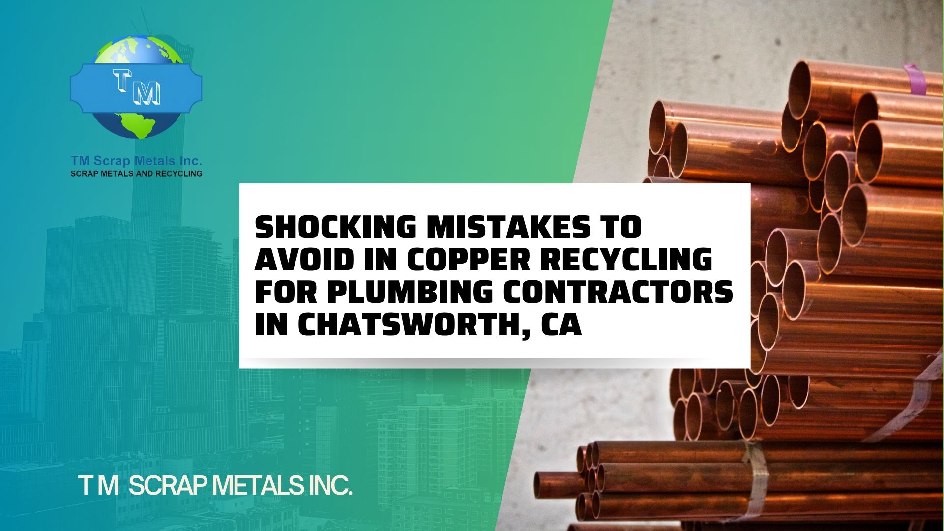 Copper Recycling near Chatsworth TM Scrap Metal